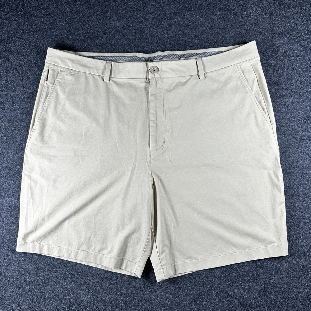Vineyard Vines OTG Stillwater Golf Shorts‎ Mens 40 Khaki Tan Performance Stretch